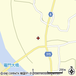 熊本県玉名郡和水町竈門466周辺の地図