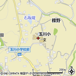 大牟田市立玉川小学校周辺の地図
