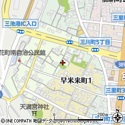 福岡県大牟田市浪花町35周辺の地図