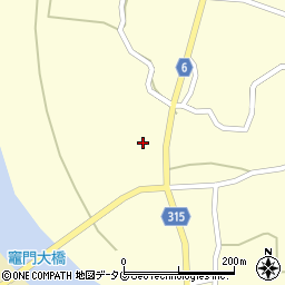 熊本県玉名郡和水町竈門455周辺の地図