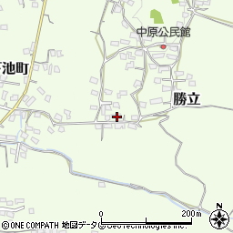 福岡県大牟田市勝立847周辺の地図