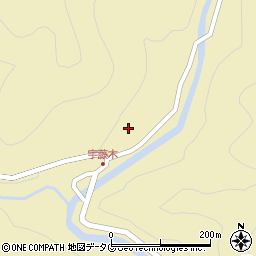 大分県佐伯市弥生大字尺間2082周辺の地図