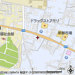 熊本県山鹿市古閑1283-1周辺の地図