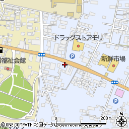 熊本県山鹿市古閑1283周辺の地図