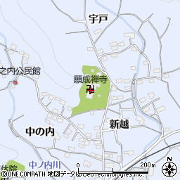 願成禅寺周辺の地図