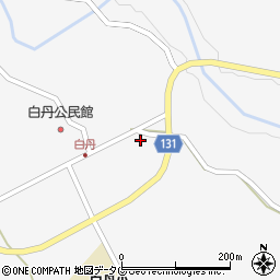 大分県竹田市久住町大字白丹4478-9周辺の地図