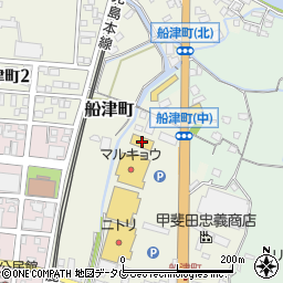 西松屋大牟田船津店周辺の地図