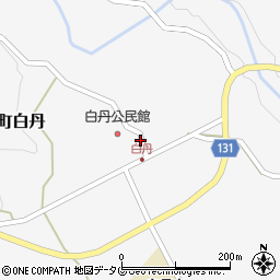 大分県竹田市久住町大字白丹4475-4周辺の地図