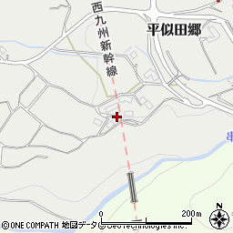 長崎県東彼杵郡東彼杵町平似田郷198周辺の地図