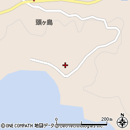 長崎県南松浦郡新上五島町友住郷722周辺の地図
