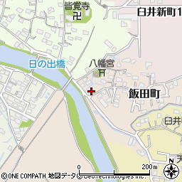 福岡県大牟田市飯田町7周辺の地図