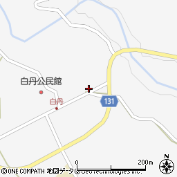 大分県竹田市久住町大字白丹4498周辺の地図