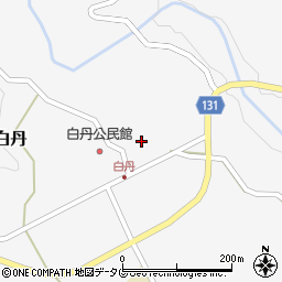 大分県竹田市久住町大字白丹4473周辺の地図