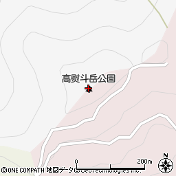 高熨斗岳公園周辺の地図