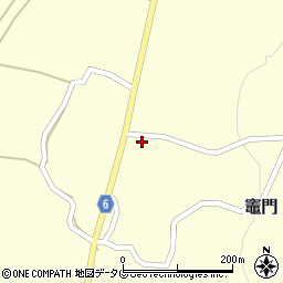 熊本県玉名郡和水町竈門595-1周辺の地図