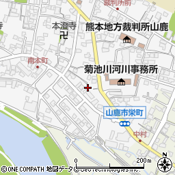 熊本県山鹿市山鹿120-17周辺の地図