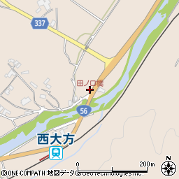 田ノ口橋周辺の地図