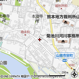 熊本県山鹿市山鹿120-18周辺の地図