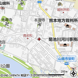 熊本県山鹿市山鹿120周辺の地図