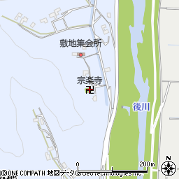 宗楽寺周辺の地図