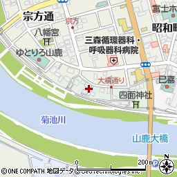 熊本県山鹿市宗方周辺の地図