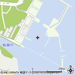 入野漁港周辺の地図