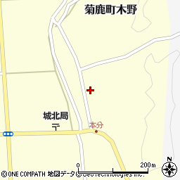 熊本県山鹿市菊鹿町木野2868周辺の地図
