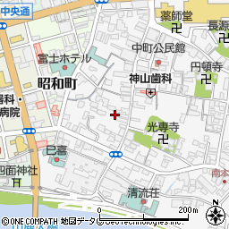 熊本県山鹿市山鹿1848-3周辺の地図