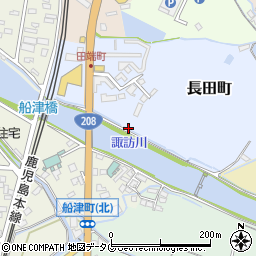片平橋周辺の地図