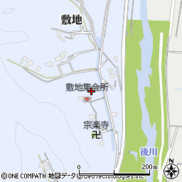 高知県四万十市敷地1136周辺の地図
