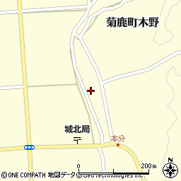 熊本県山鹿市菊鹿町木野2883周辺の地図