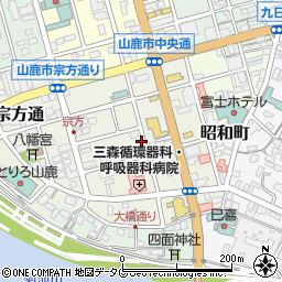 熊本県山鹿市大橋通周辺の地図
