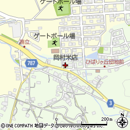 岡村米店周辺の地図