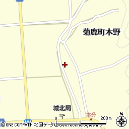 熊本県山鹿市菊鹿町木野3136周辺の地図
