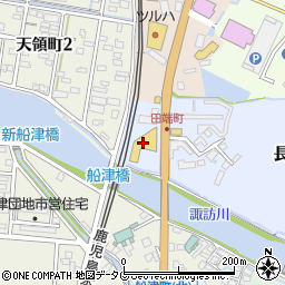 福岡トヨタ自動車大牟田店周辺の地図
