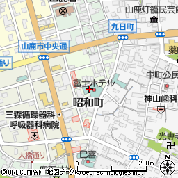 熊本県山鹿市昭和町周辺の地図