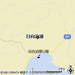 大分県佐伯市日向泊浦203周辺の地図