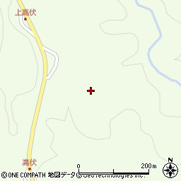 大分県竹田市高伏1511周辺の地図