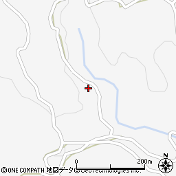 大分県竹田市久住町大字白丹7087周辺の地図