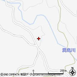 大分県竹田市久住町大字白丹4357周辺の地図