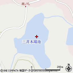 三井木場池周辺の地図