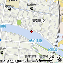 諏訪川周辺の地図