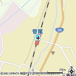菅尾駅周辺の地図