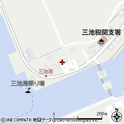 三池港物流株式会社　業務部船舶代理店課周辺の地図