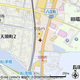 矢部川電気工業株式会社　工場周辺の地図