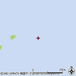 沖安甫島周辺の地図