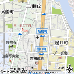 町屋カフェ 太郎茶屋 鎌倉 大牟田店周辺の地図