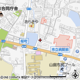 熊本県書道協会周辺の地図