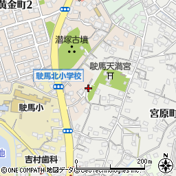宮原公園周辺の地図
