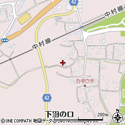 高知県幡多郡黒潮町下田の口周辺の地図